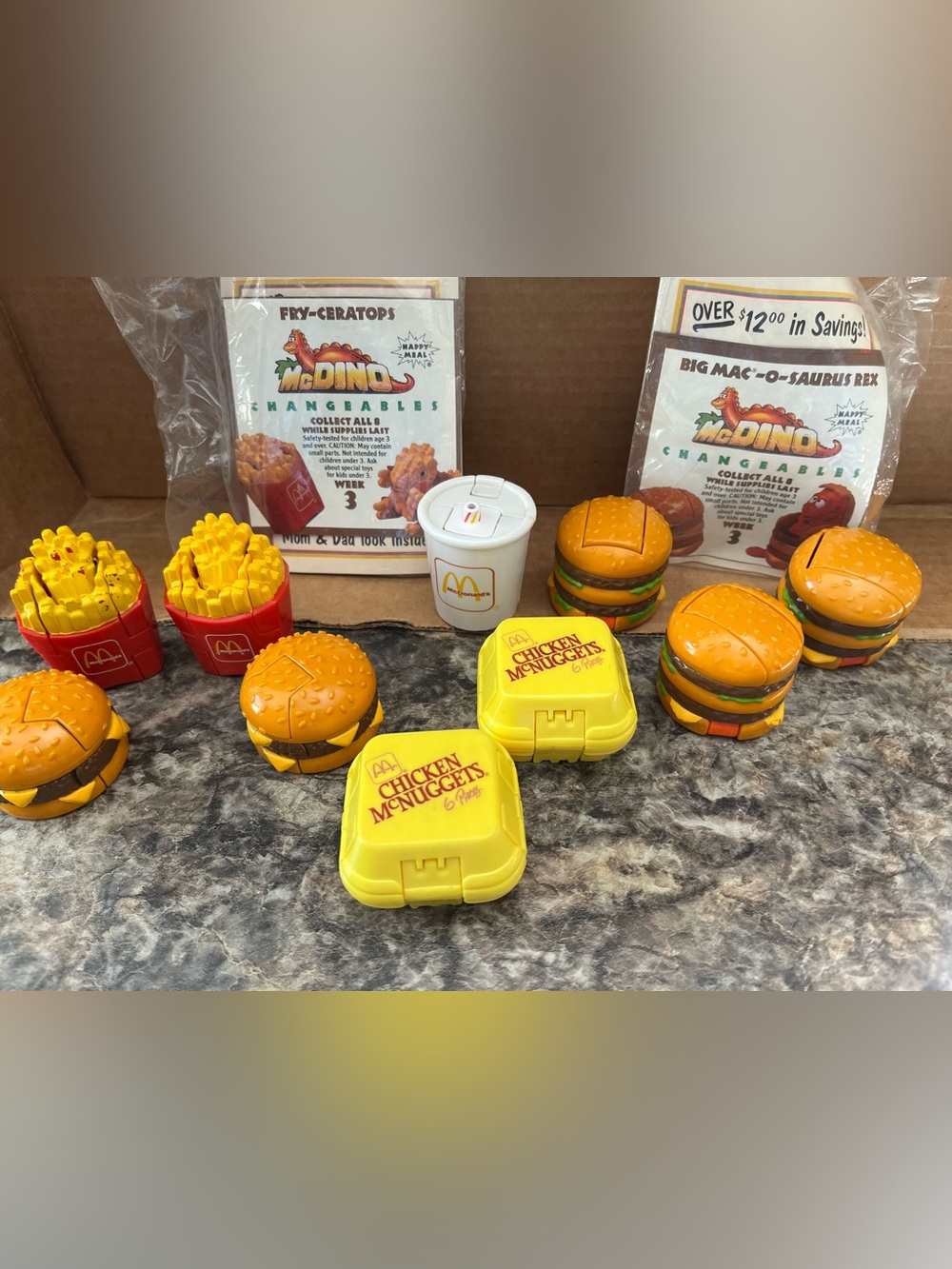 Vintage 1990 McDonald’s Changeable Toys